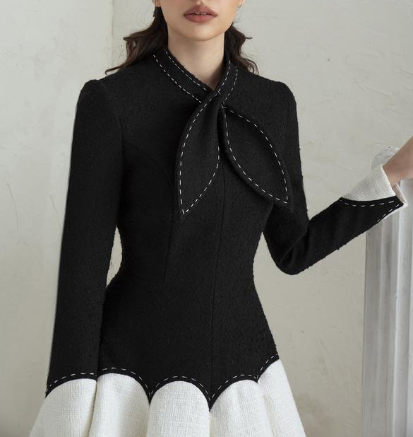 ร้านตัดเสื้อ ชุดเดรสสีดําเล็กๆ - Formal Dress Female บทวิจารณ์และราคา
