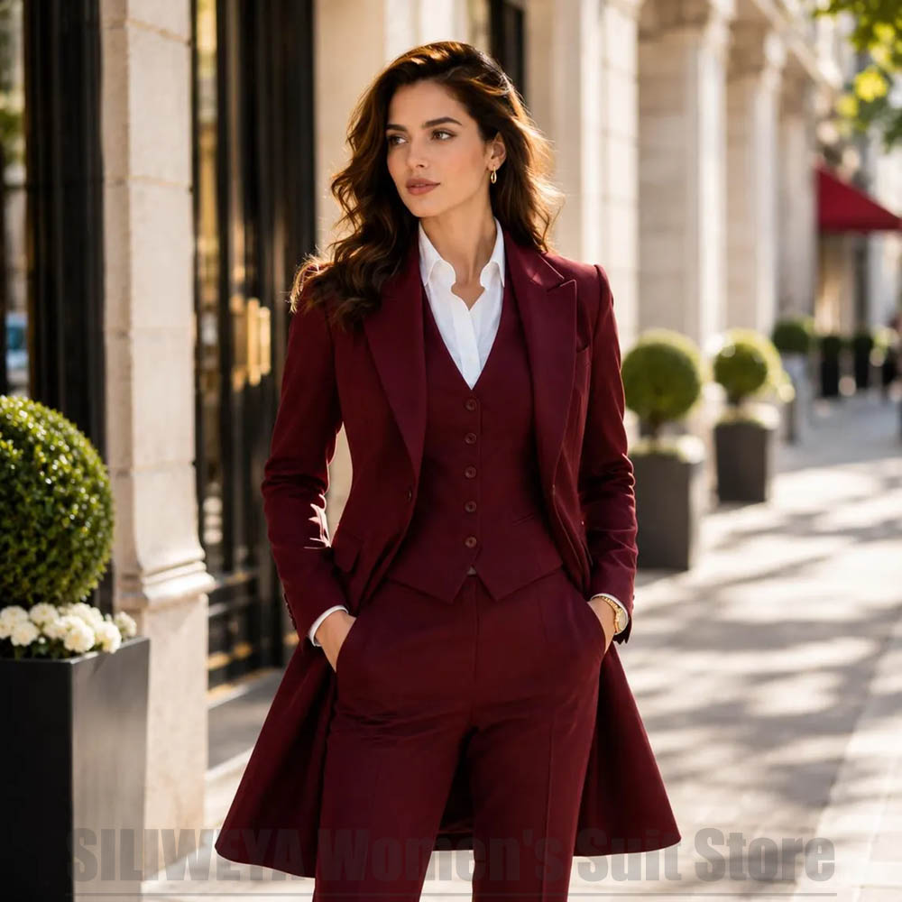 ชุดสูทผู้หญิง 3 ชิ้น ดีไซน์หรู - Women'S Office Formal Wear For Ladies บทวิจารณ์และราคา