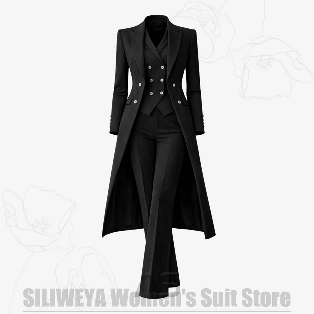 ชุดสูทผู้หญิง 3 ชิ้น แบบกระดุม - Women'S Office Formal Wear For Ladies บทวิจารณ์และราคา