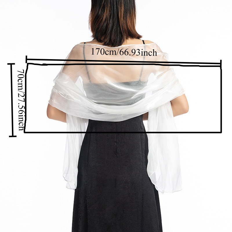 ผ้าคลุมไหล่สีพื้นเรียบหรูสำหรั - Women Formal Wear Dress บทวิจารณ์และราคา