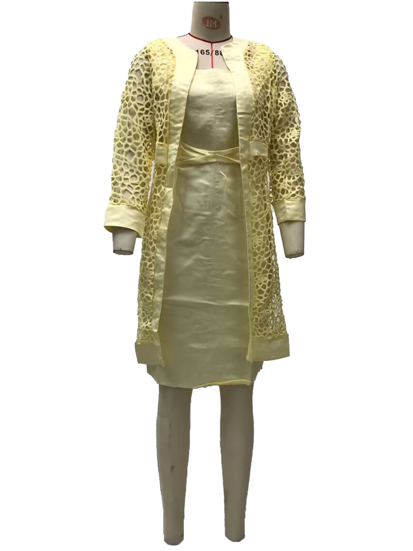 Wein ลูกไม้เสื้อสเวตเตอร์ถักชุ - Formal Dress Female บทวิจารณ์และราคา