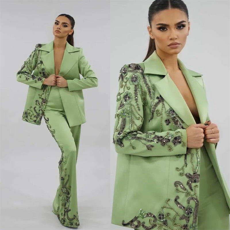 Designer สีเขียวซาตินผู้หญิงชุ - Women'S Green Formal Wear บทวิจารณ์และราคา